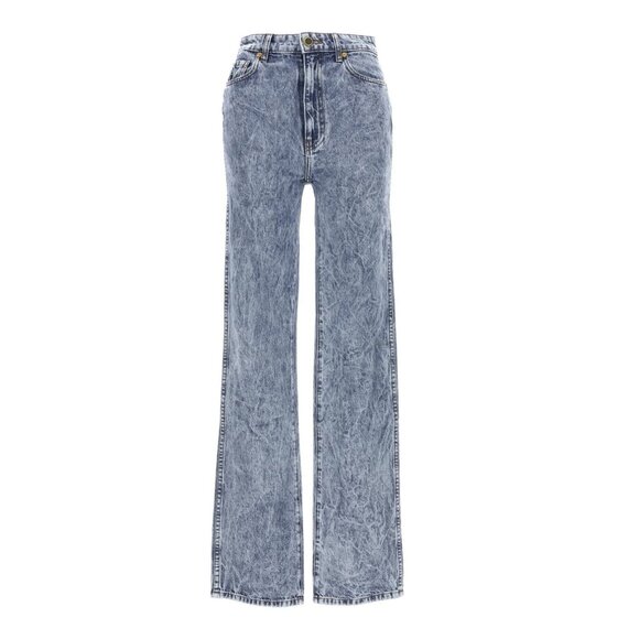 Khaite Danielle Acid-Wash Straight-Leg Jeans Sz 29 - Picture 15 of 16